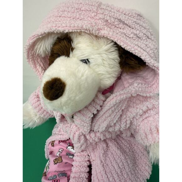 Build-A-Bear Dog Plush Doggy Cocker Spaniel Shaggy & Full Hello Kitty Outfit - Picture 2 of 8